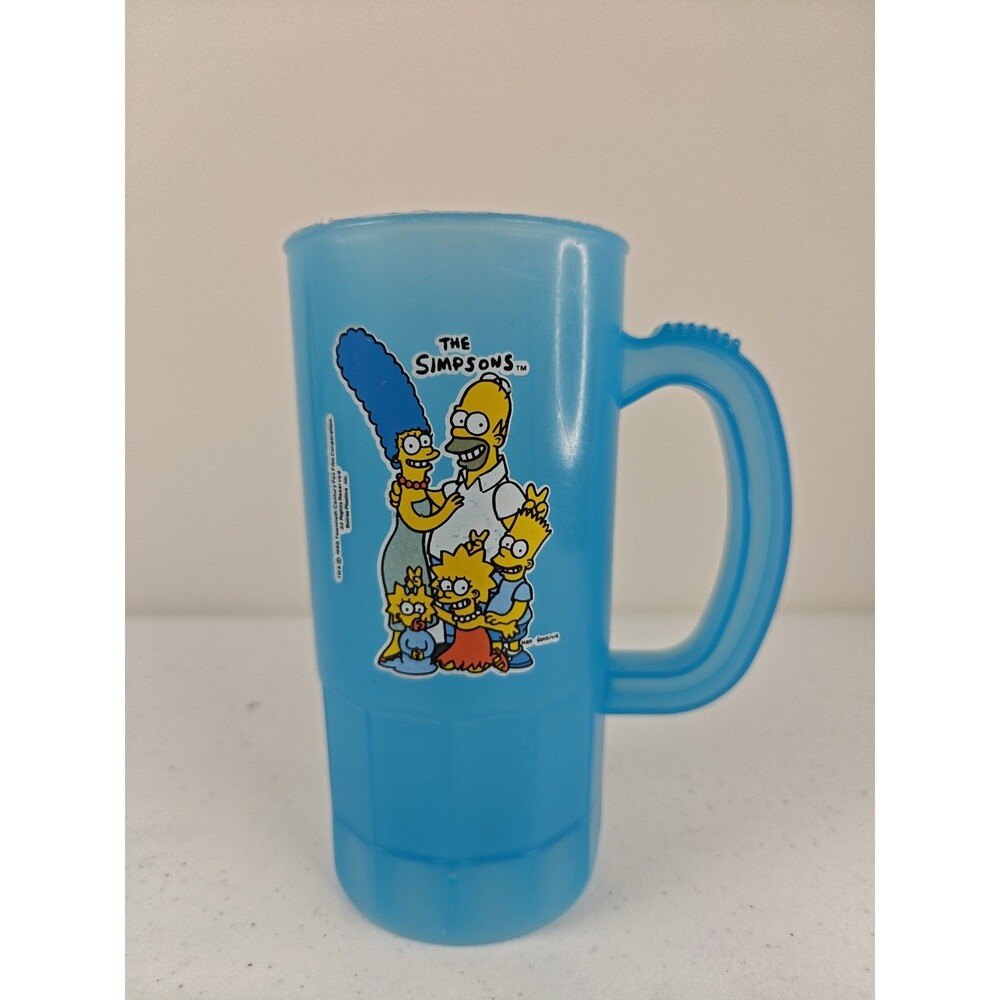 The Simpsons 1990 Super 22 Mug Cup Matt Groening Bart Lisa Homer Marg Doh